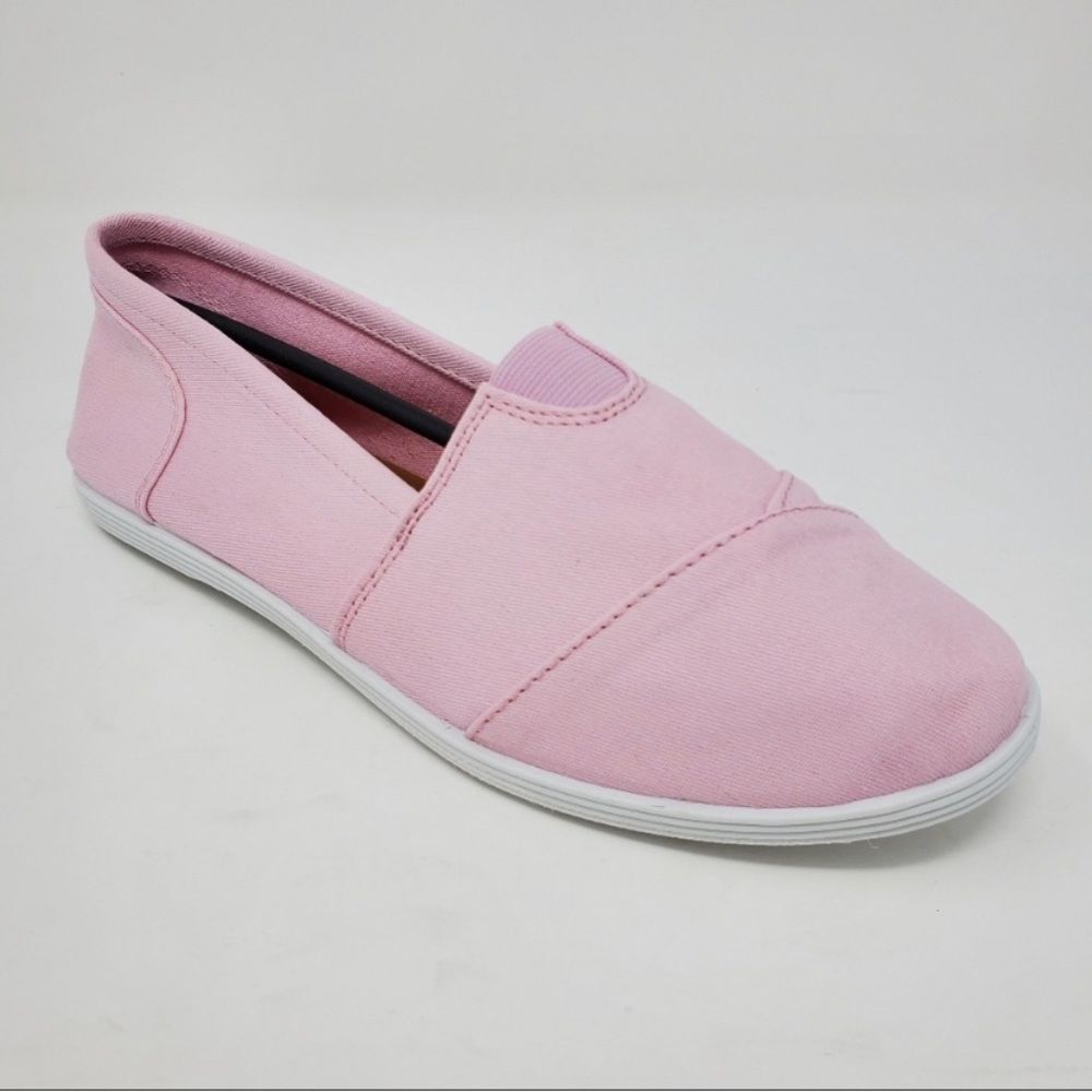 𝅺Forever Pink Slip On Canvas Sneakers comfy (Toms like)